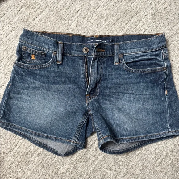 Ralph Lauren Dark Blue Jean Shorts - Picture 1 of 3